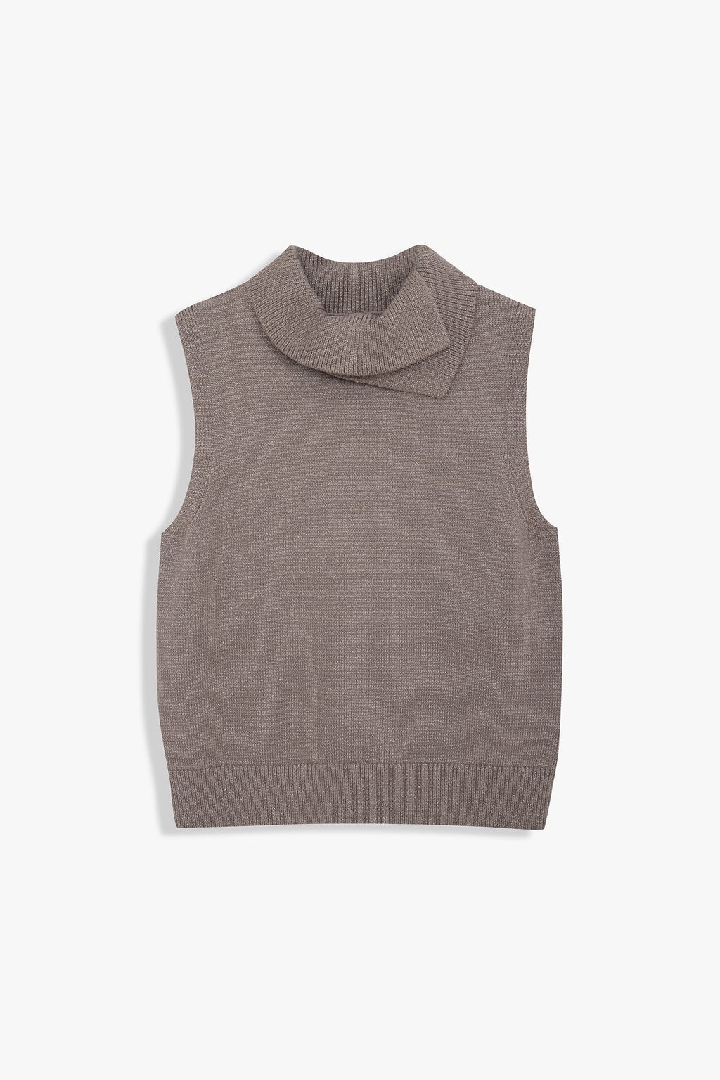 Handkerchief Neck Knit Vest
