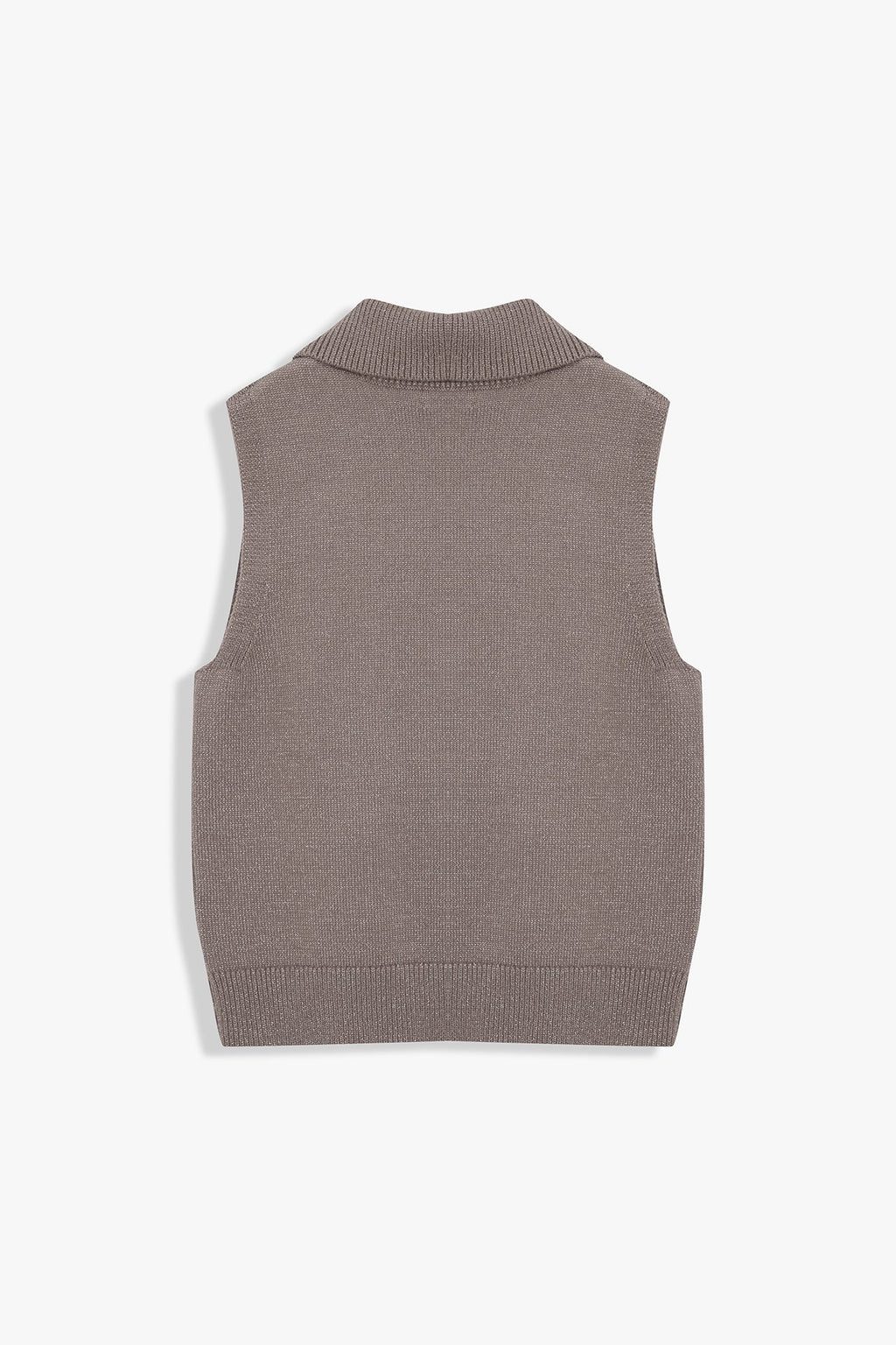 Handkerchief Neck Knit Vest
