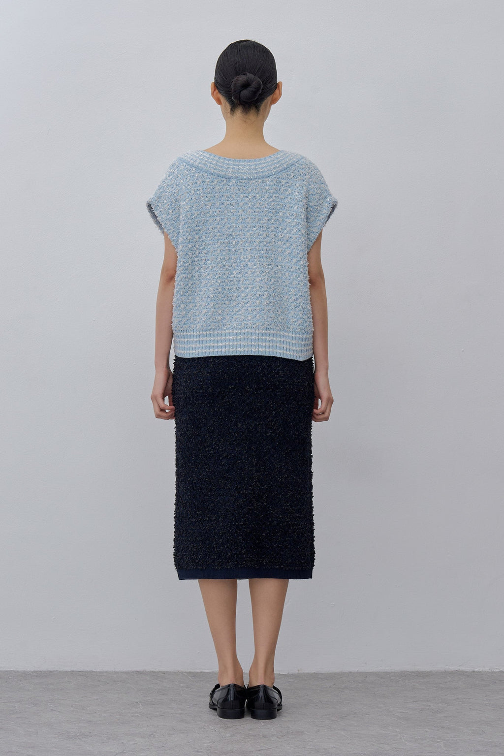 Tweed Knit Vest