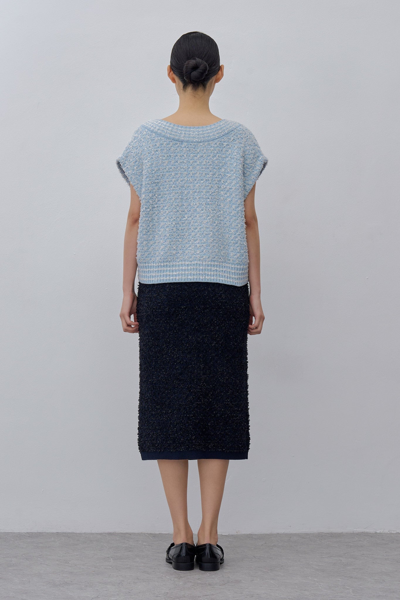 Tweed Knit Vest