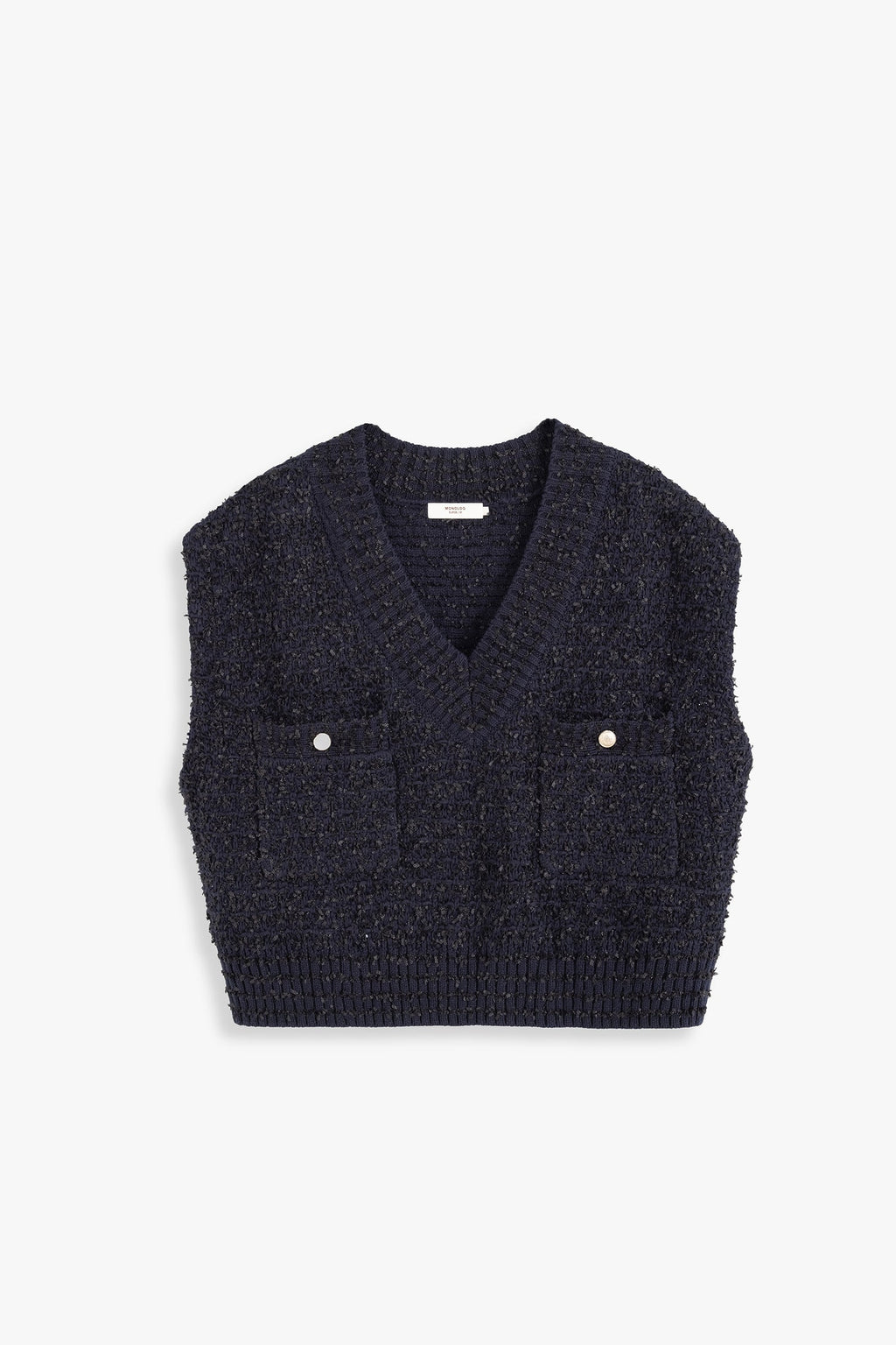 Tweed Knit Vest