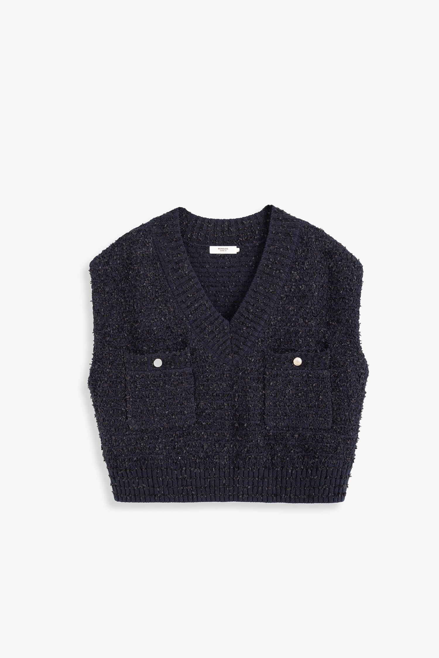 Tweed Knit Vest