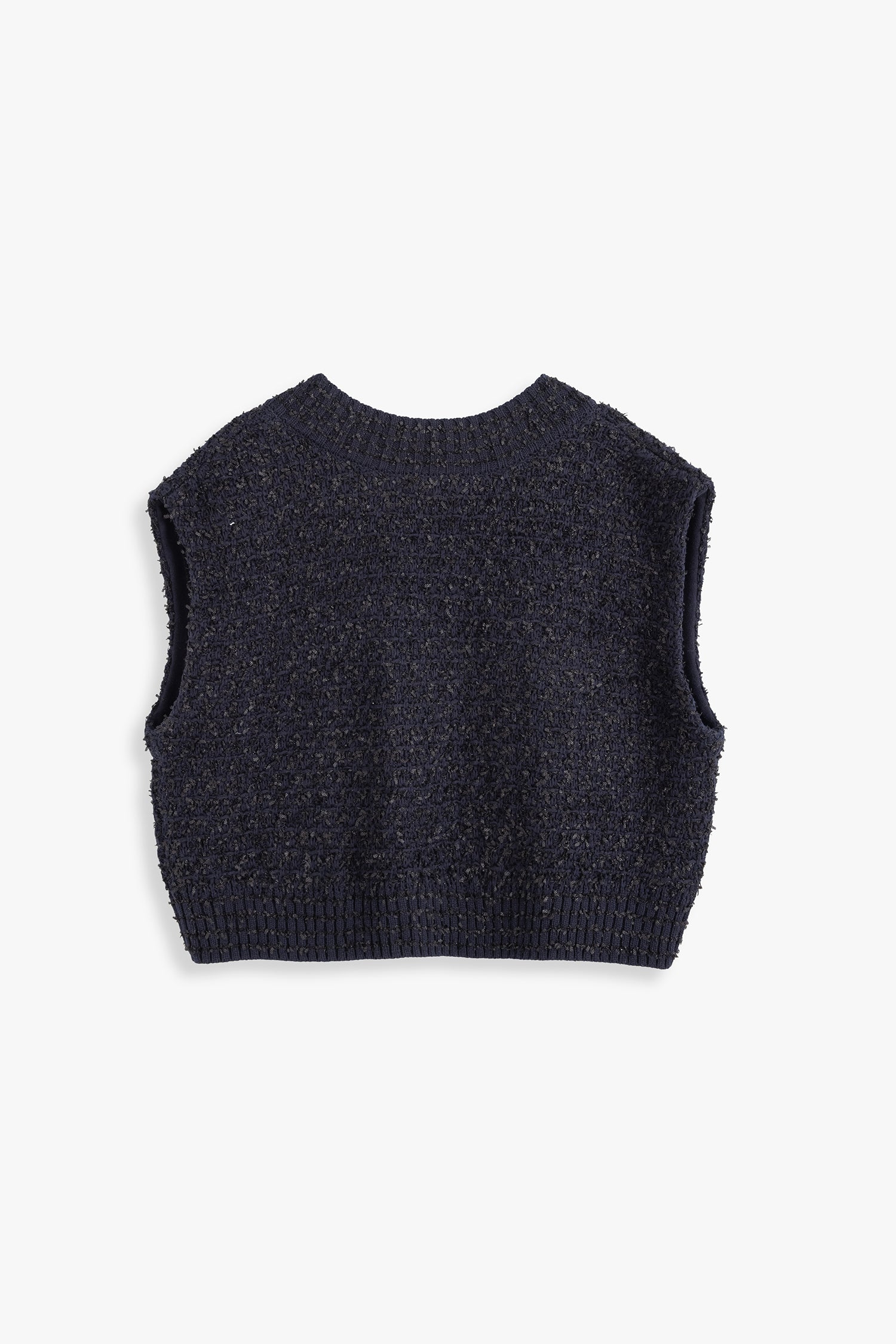 Tweed Knit Vest