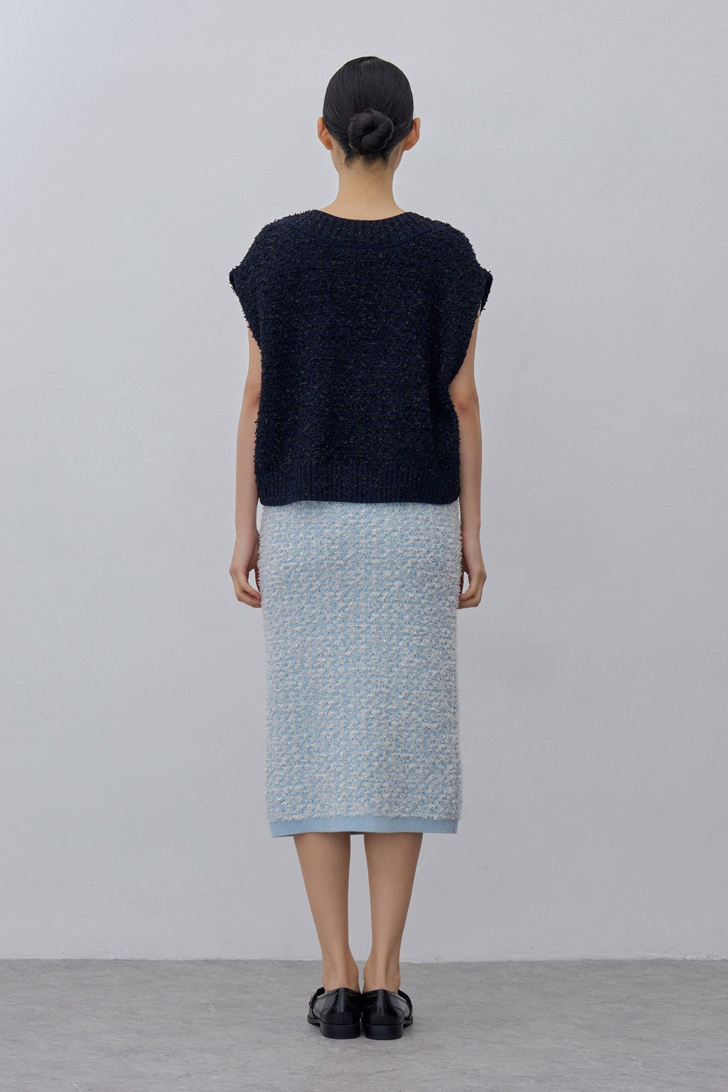 Tweed Knit Vest