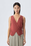 Alia Tied Front knit Vest
