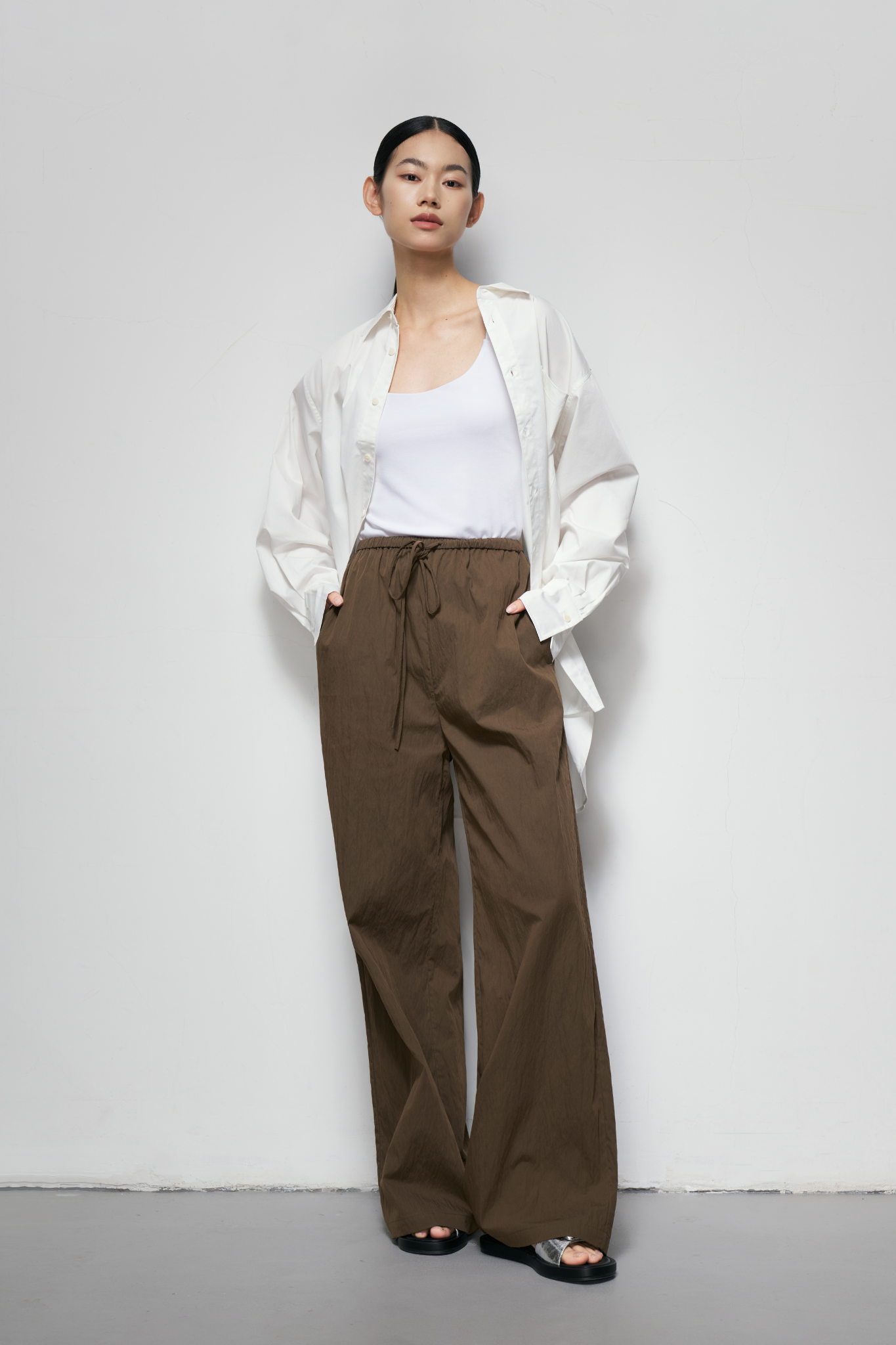 Elasticated Drawcord Trousers