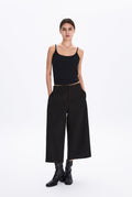 Wide Leg Culottes Pants