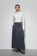 Tailored A-Line Skirt