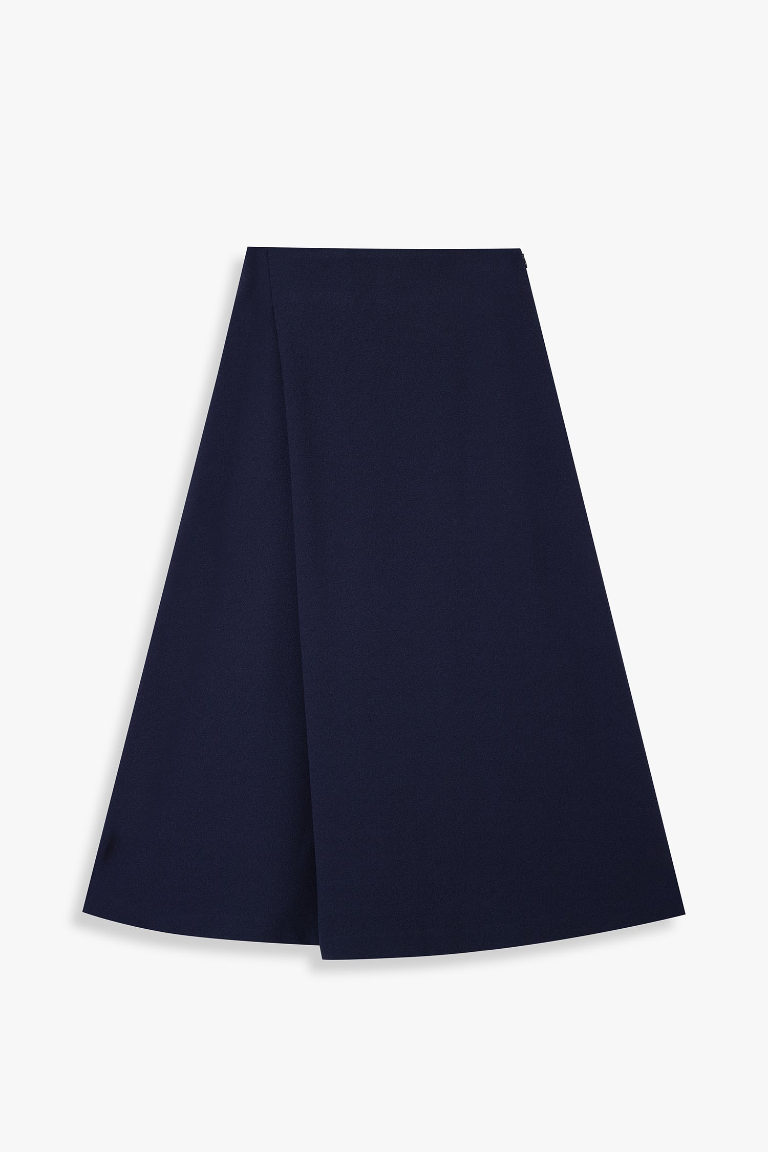 A-Line Skirt With Front Pleat