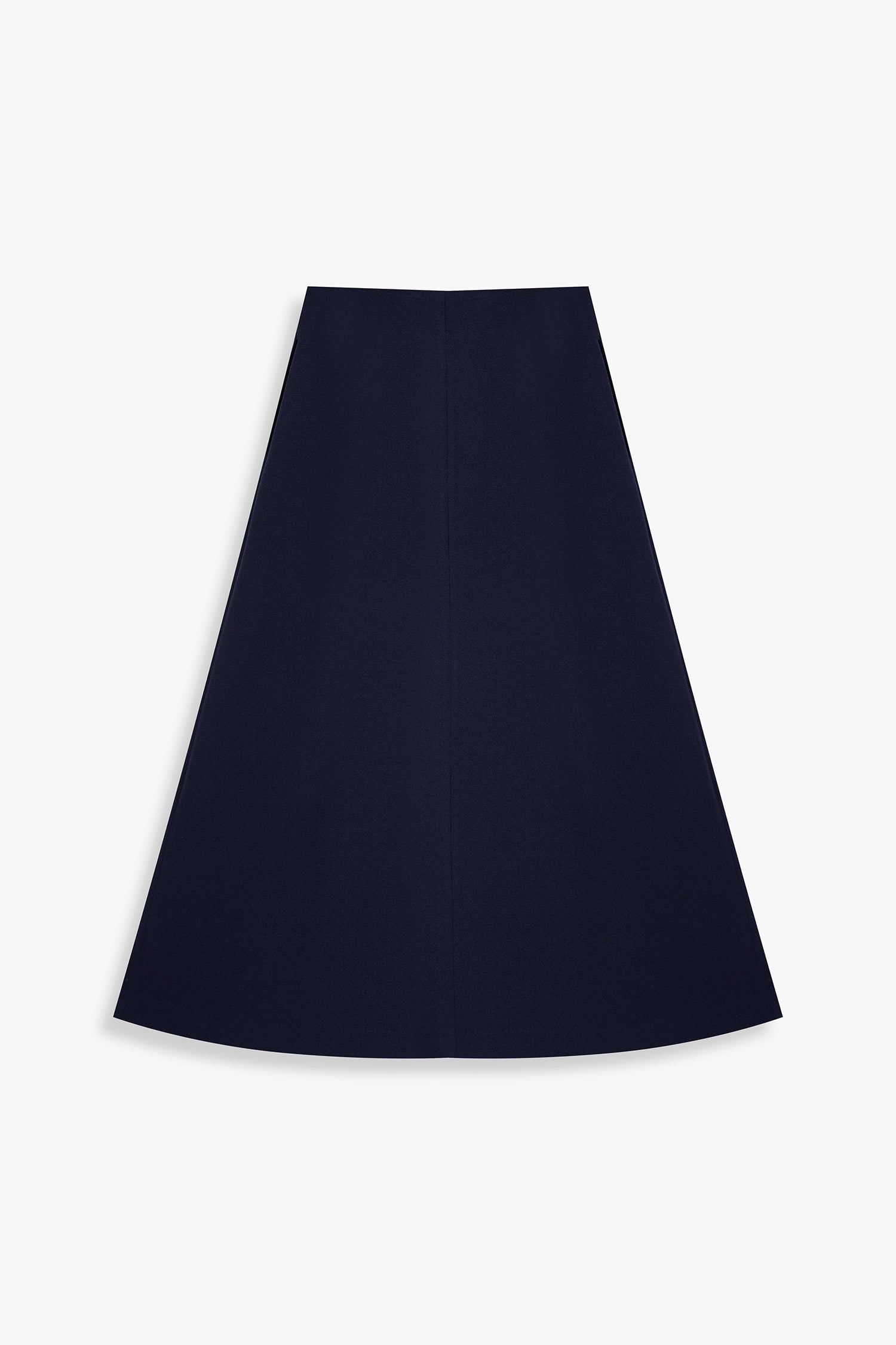 A-Line Skirt With Front Pleat